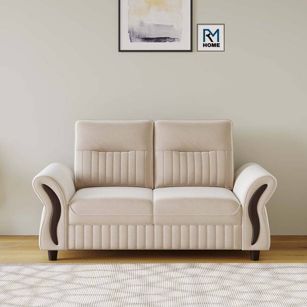RM HOME Berlin Premium Modern Luxury Living Room Sofa Fabric 2 Seater  Sofa