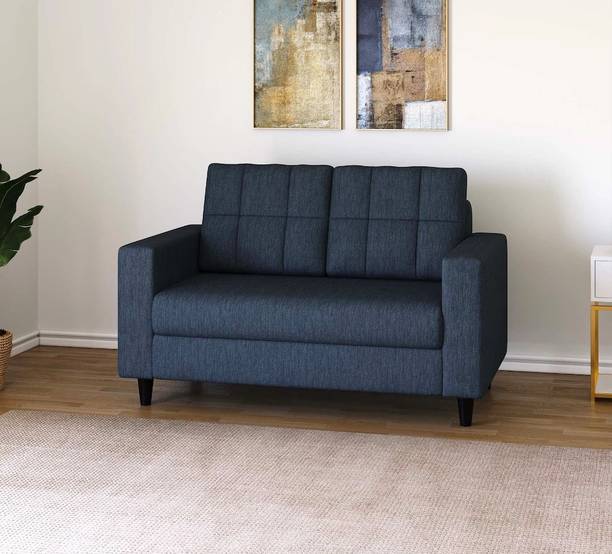 RM HOME Gaura Molfino fabric for living room Fabric 2 Seater  Sofa