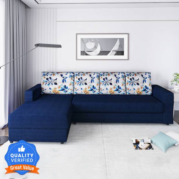 Flipkart Perfect Homes Philly LHS Fabric 6 Seater  Sofa