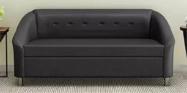 TIRTHANKARA Leatherette 3 Seater  Sofa
