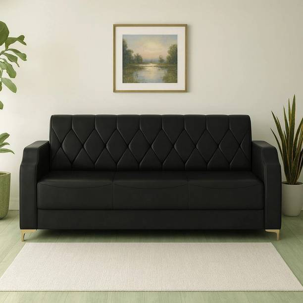 WESTIDO Super Leatherette 3 Seater  Sofa