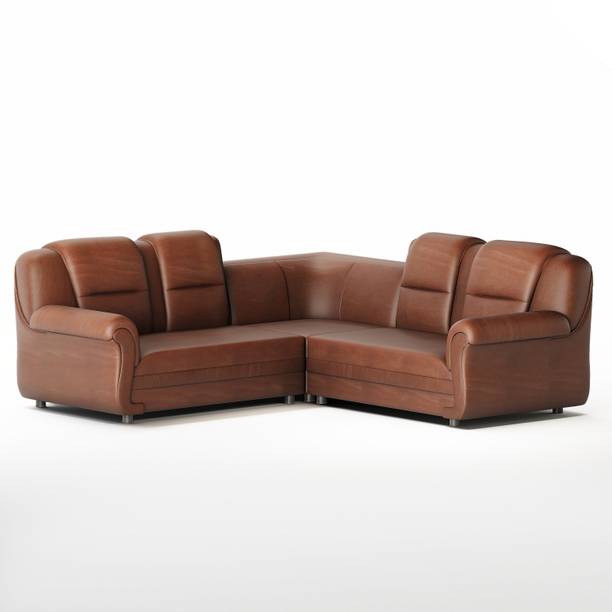 Sekar Lifestyle POLYURETHANE L SHAPE CORNER SERIES Leatherette 4 Seater  Sofa