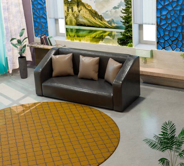 Sekar Lifestyle Essentia Series Fabric with Pillows Fabric 3 Seater  Sofa
