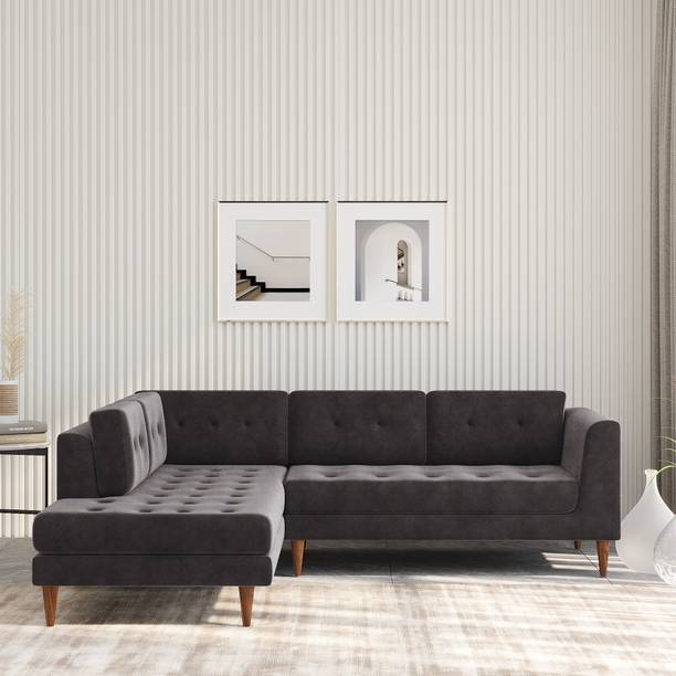 WESTIDO Pan Emirates Fabric 6 Seater  Sofa