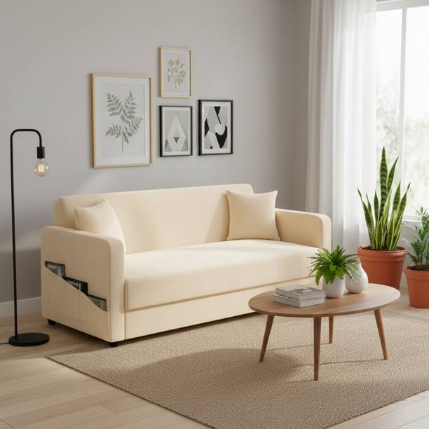gnanitha Fabric 3 Seater Sofa