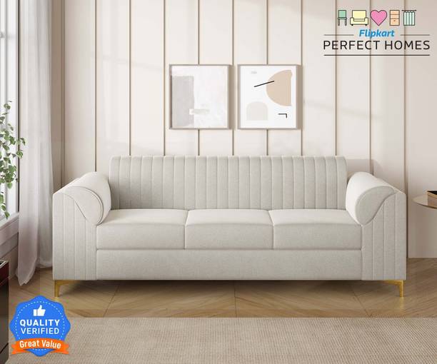 Flipkart Perfect Homes Fabric 3 Seater  Sofa