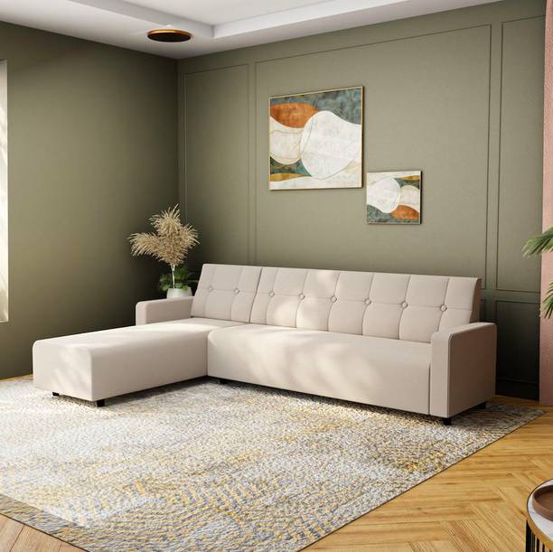RM HOME Wilson LHS Fabric 6 Seater  Sofa