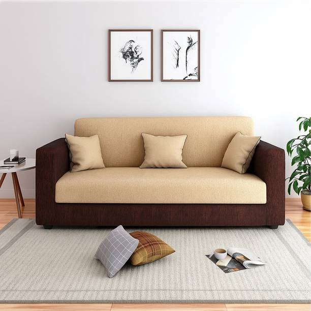 Flipkart Perfect Homes Bergen Fabric 3 Seater  Sofa