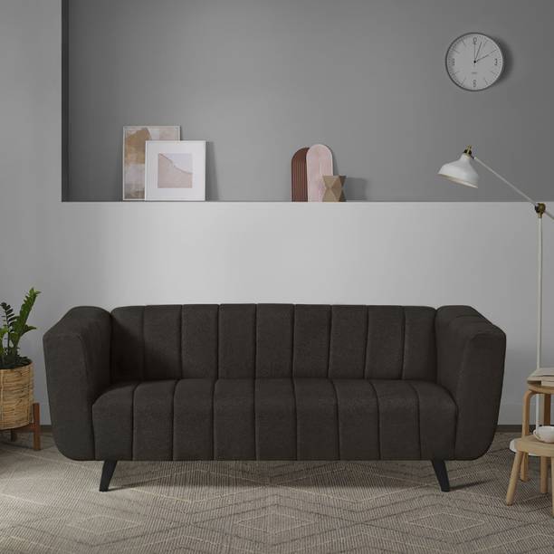 Sleepyhead Kiki Designed by Duroflex - High Density Foam & Premium Fabric 3 Seater  Sofa