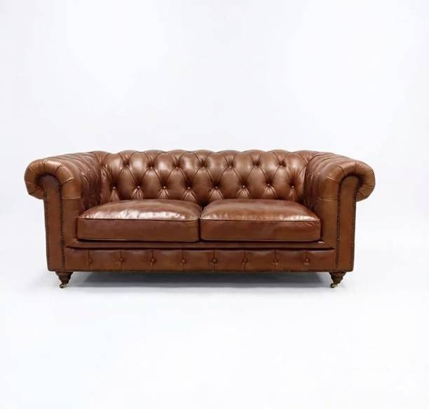 oliveelm homes Leather 2 Seater  Sofa