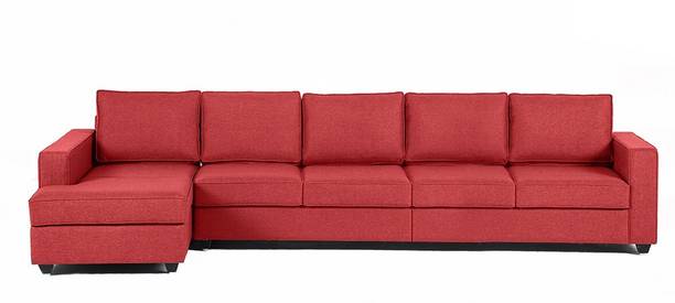 Wakefit Napper Left Aligned Chaise Fabric 6 Seater  Sofa