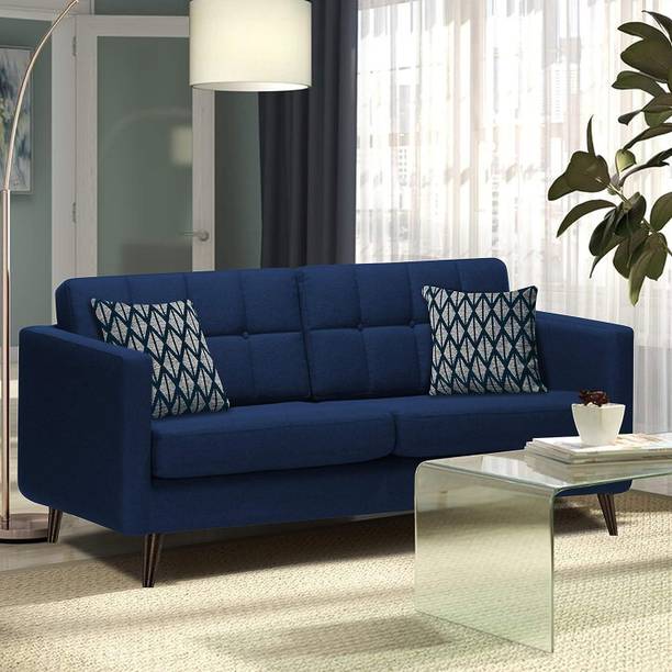 BuyFacturer Abel Premium Fabric 3 Seater  Sofa