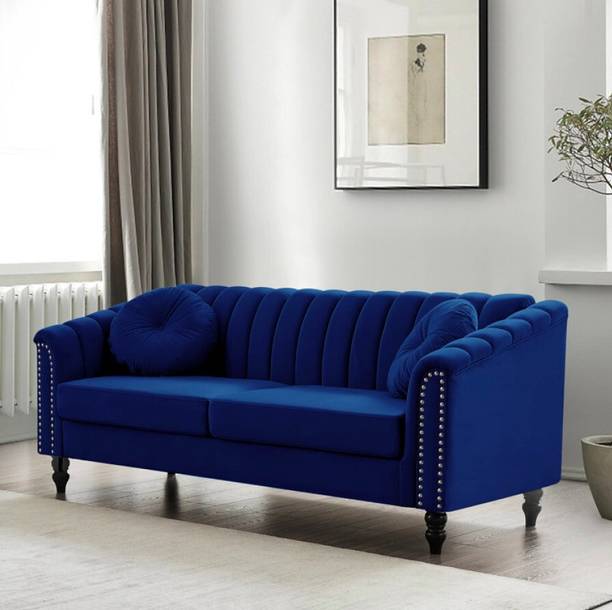 RM HOME RENU Fabric 3 Seater  Sofa