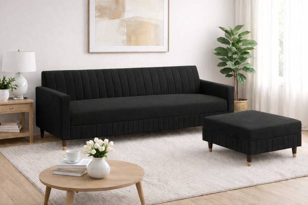 Flipkart Perfect Homes NYC Fabric 4 Seater  Sofa