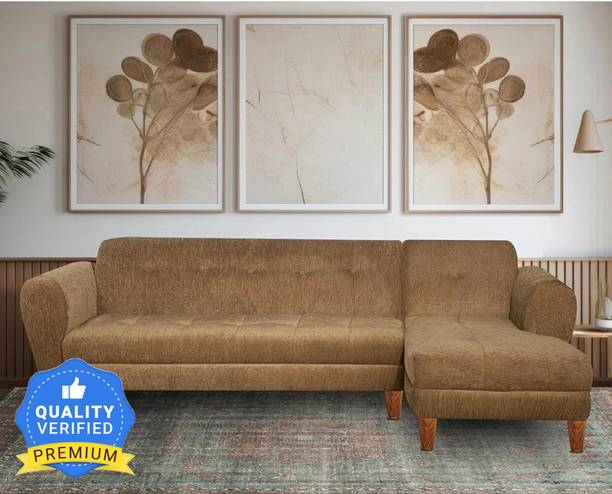 Seventh Heaven Milan 6 Seater Sofa, Extra Spacious, Chenille Molfino Fabric: 2 Year Warranty Fabric 6 Seater  Sofa