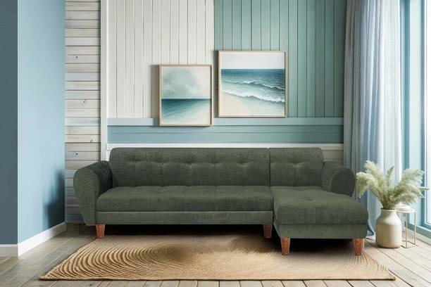 Seventh Heaven Merlin, Extra Spacious, Chenille Molfino Fabric Fabric 6 Seater  Sofa