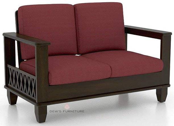 EWOOD Sheesham Wood 2 Seater Sofa/Wooden 2 Seater Sofa For Home Solid Wood 2 Seater  Sofa