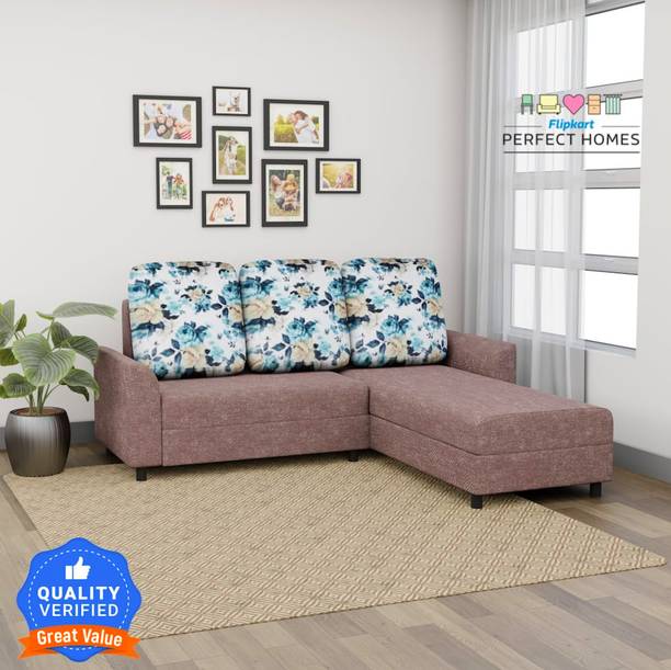 Flipkart Perfect Homes MIA RHS Fabric 5 Seater  Sofa