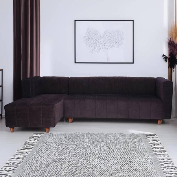 Seventh Heaven Tokyo, Extra Spacious, Chenille Molfino Fabric Fabric 6 Seater  Sofa