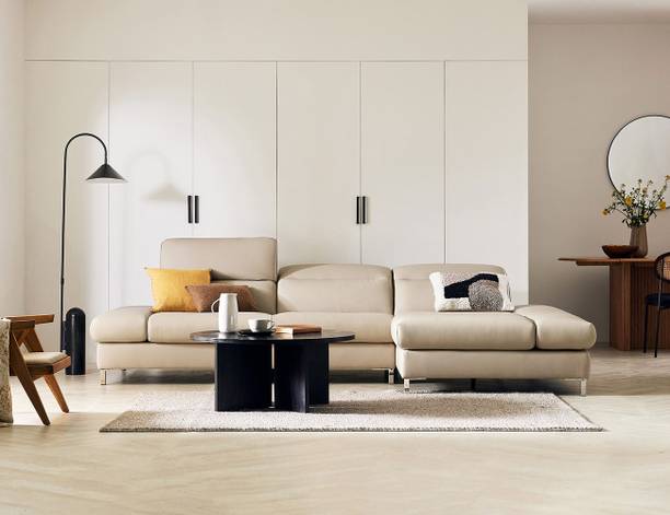 fabrique Leatherette 4 Seater  Sofa