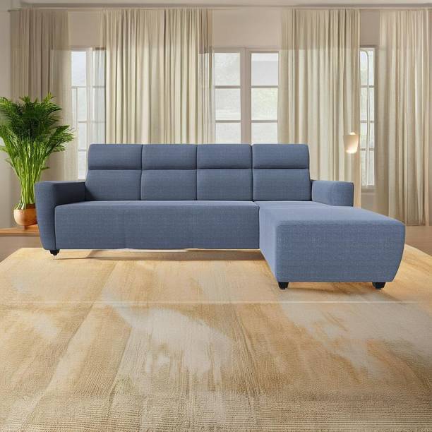Wakefit Belize Right Aligned Chaise Fabric 5 Seater  Sofa