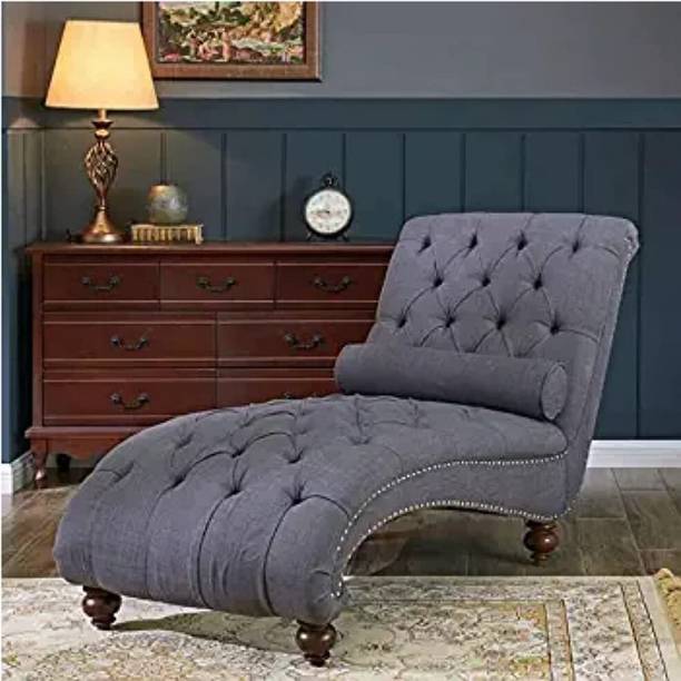 Artistic Interior Crafts Fabric Single Modern Lounge Lazy Sofa Bed Chair Recliner Couch Fabric 1 Seater  Sofa