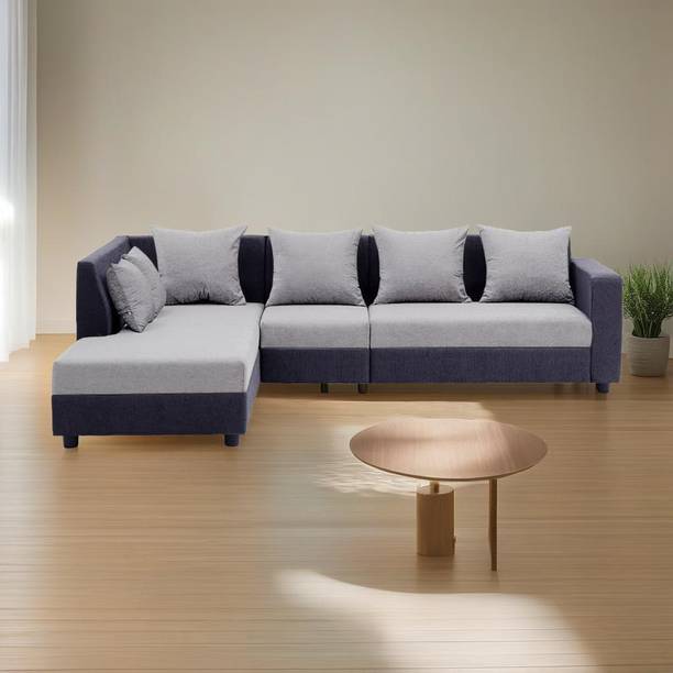 Wakefit Skiver Fabric 6 Seater  Sofa
