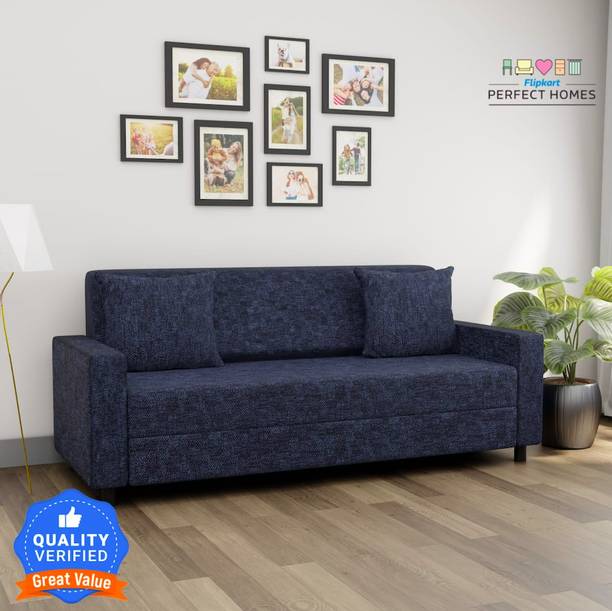 Flipkart Perfect Homes Sophie Fabric 3 Seater  Sofa