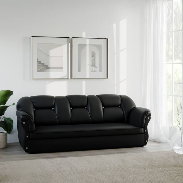 Flipkart Perfect Homes Bella Leatherette 3 Seater  Sofa