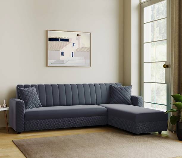 RM HOME Oliver RHS Fabric 6 Seater  Sofa