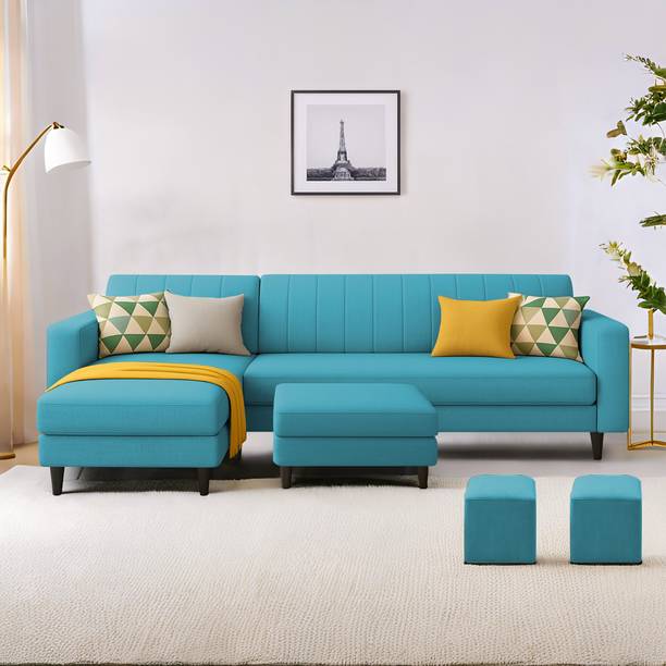 Casaliving Moris LHS Fabric 8 Seater  Sofa