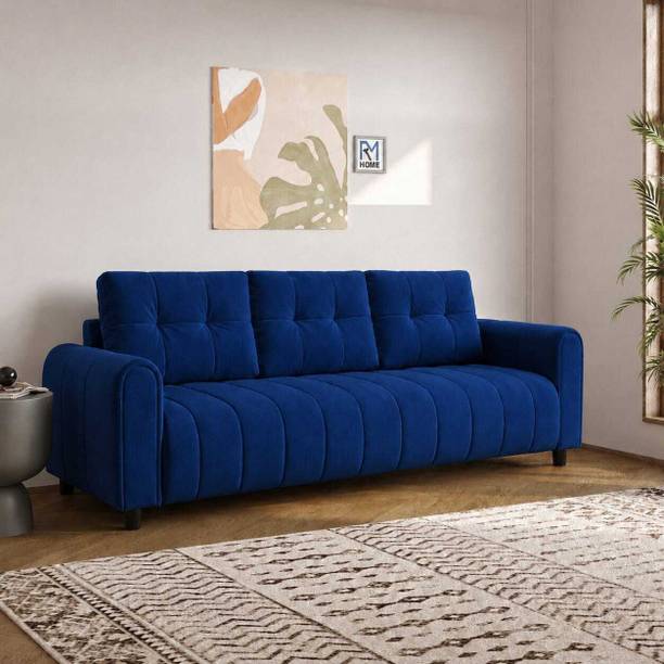 RM HOME Kepler Ultimate Luxe Elite Premium Designer Upholstery Fabric 3 Seater  Sofa