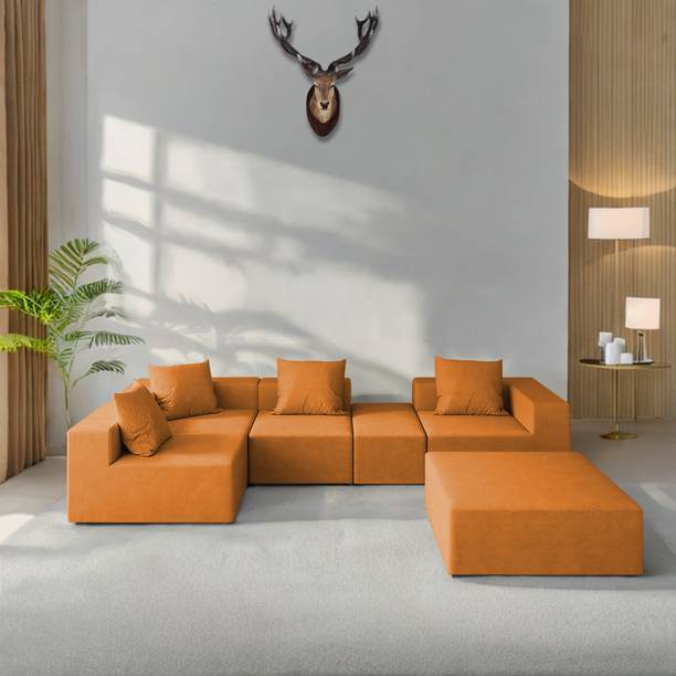Casaliving Sheron Fabric 8 Seater  Sofa