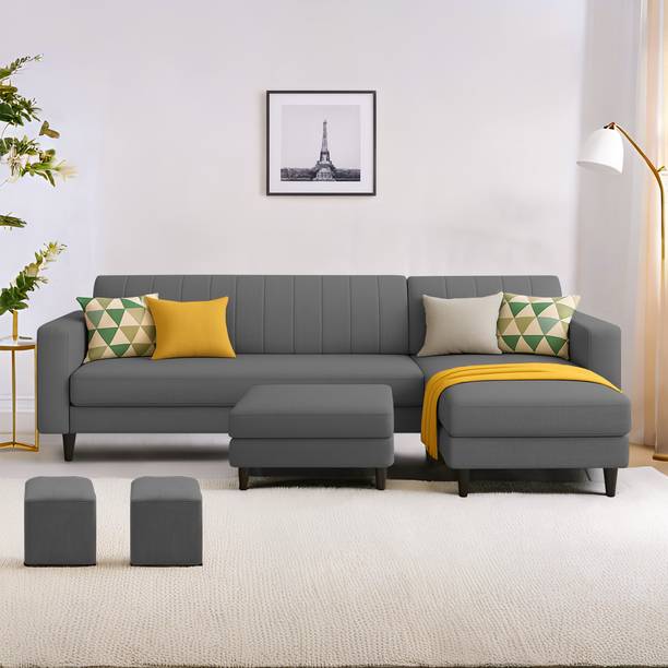 Casaliving Moris RHS Fabric 8 Seater  Sofa