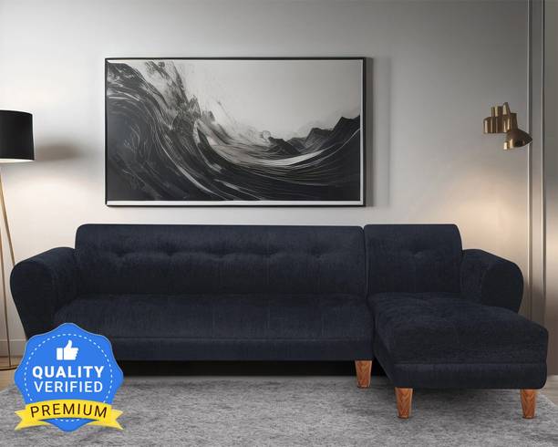 Seventh Heaven Milan 6 Seater Sofa, Extra Spacious, Chenille Molfino Fabric: 1 Year Warranty Fabric 6 Seater  Sofa