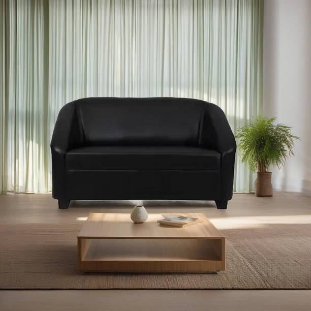 RM HOME Leatherette 2 Seater  Sofa