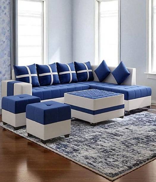 Imrkz Solid Wood 6 Seater  Sofa