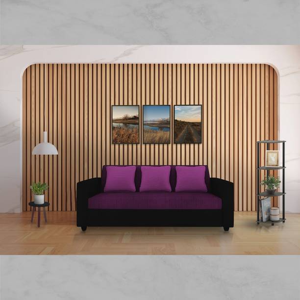 Bharatsofa Fabric 3 Seater  Sofa