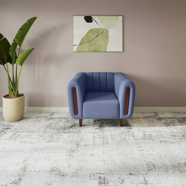 Interio by Godrej Paramount Fabric 1 Seater  Sofa