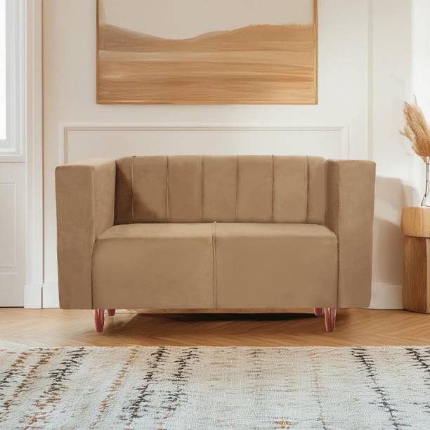 Seventh Heaven Seventh Heaven Sydney 2 Seater Sofa, Extra Spacious, Plush Suede Fabric 2 Seater Sofa
