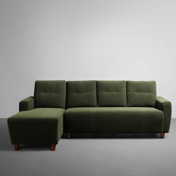 Sleepyhead Yolo Designed by Duroflex - Premium Plush 3 Layer Cushioning, Anti-Sag Comfort Fabric 5 Seater Sofa