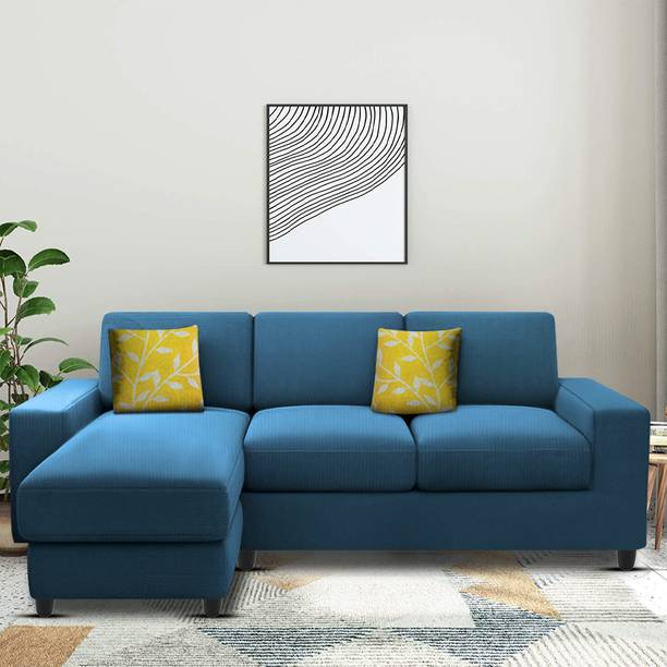 Casaliving Dusky Fabric 4 Seater  Sofa