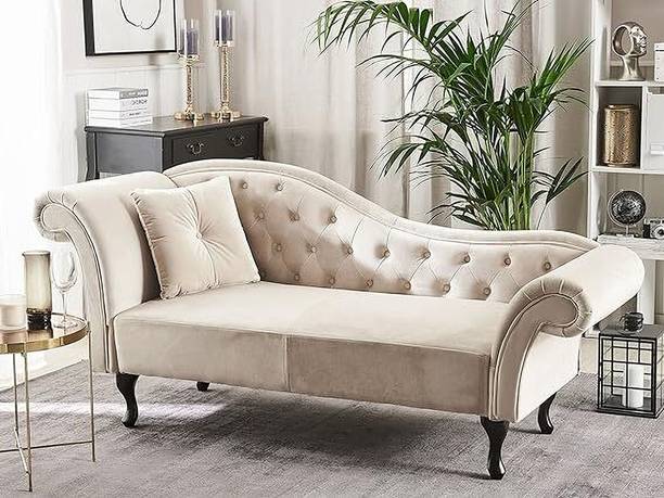 Artistic Interior Crafts Mid-Century Modern Ottoman Upholstered Fabric Fabric 3 Seater  Sofa