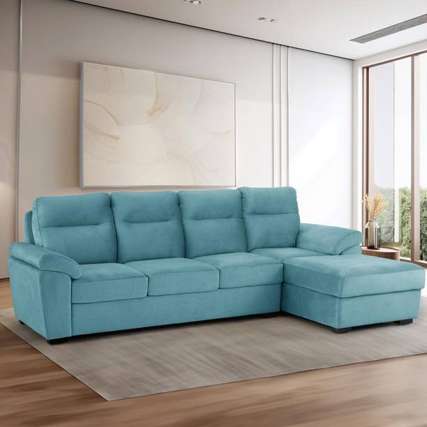 Wakefit Lounger Plus Fabric 5 Seater  Sofa