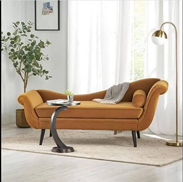 India wood mart 2-Seater Rosewood Settee Sofa Diwan Fabric Diwan