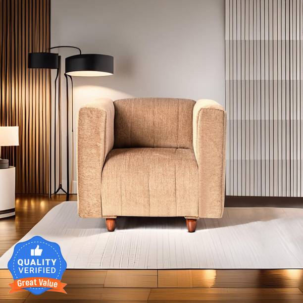 Seventh Heaven Tokyo 1 Seater Sofa, Extra Spacious, Chenille Molfino Fabric: 2 Year Warranty Fabric 1 Seater  Sofa