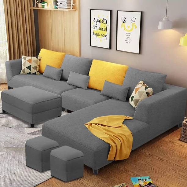 Casaliving Minta Fabric 8 Seater Sofa