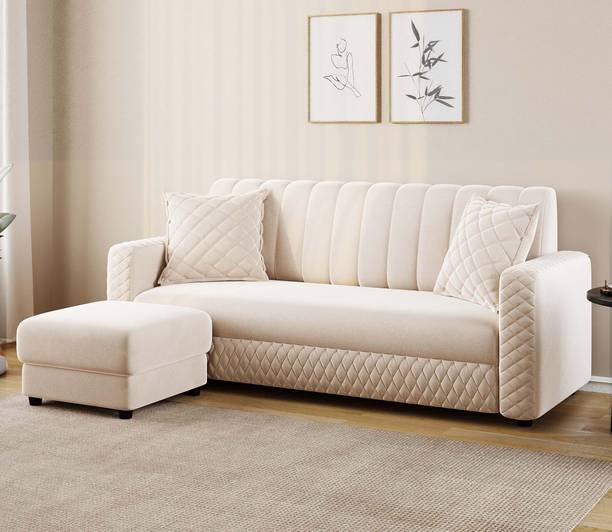 RM HOME Oliver Fabric 4 Seater  Sofa