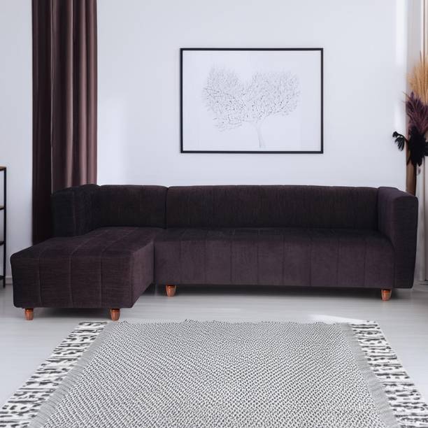 Seventh Heaven Tokyo, Extra Spacious, Chenille Molfino Fabric Fabric 6 Seater  Sofa