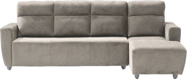 Wakefit Belize Right Aligned Chaise Fabric 5 Seater  Sofa